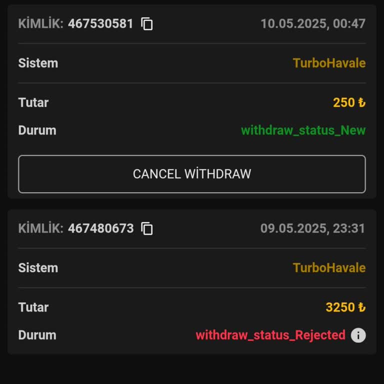 Kazandığım Paranın Ödenmemesi Ve İletişim Sorunları