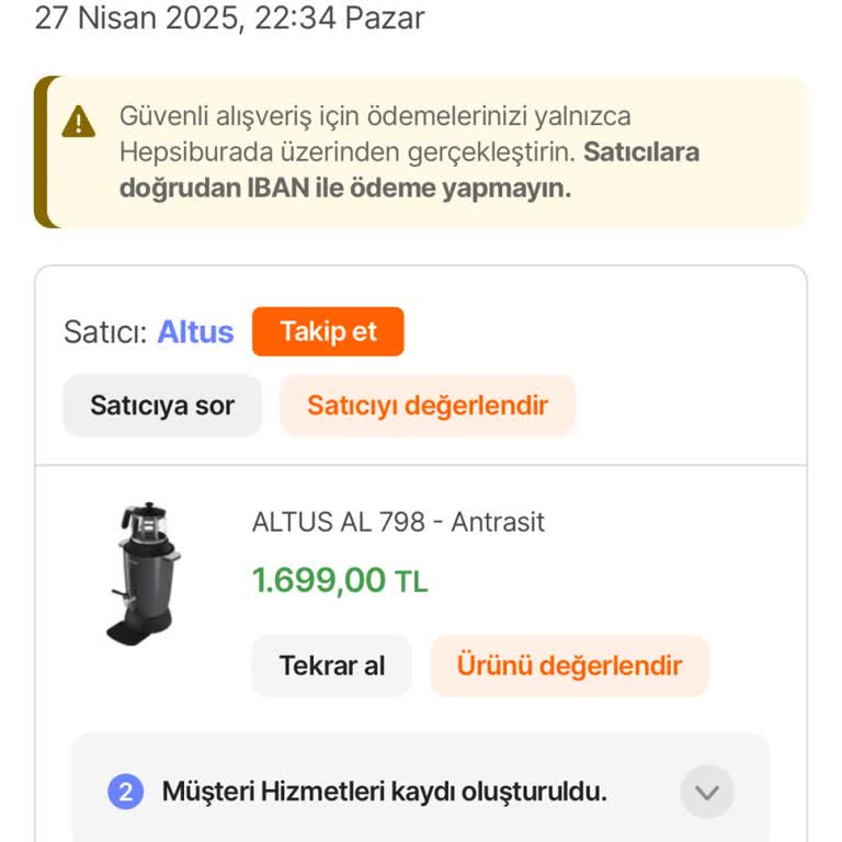 İade Edilmeyen Ürün İçin Param Hala Geri Ödenmedi
