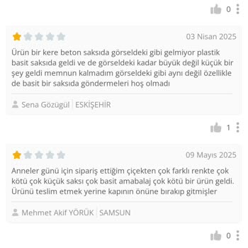 Çiçek Sepeti'nden Yanlış Ürün Ve Şikayet Sürecinde Yaşanan Sorunlar