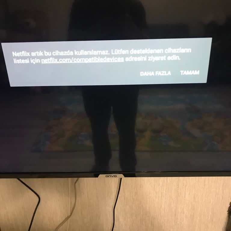 Onvo Smart TV'de Netflix Erişim Sorunu Ve Kalıcı Çözüm Talebi