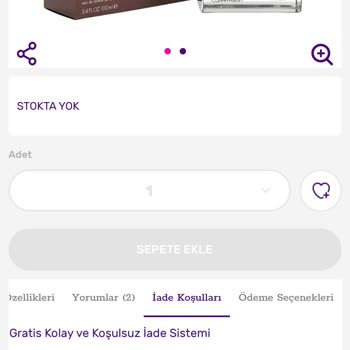 Gratis İndirimli Parfümümün İadesi Neden Reddedildi