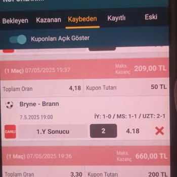 Bahis Sonucunda Hatalı Değerlendirme Ve Para İadesi Talebi