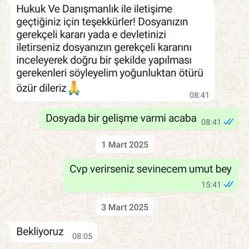 Hukuk Bürosundan Hizmet Alamama Ve İletişim Sorunu