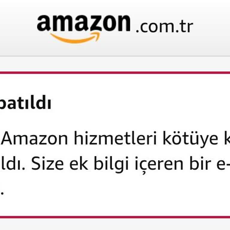 Amazon Hesabım Aniden Kapatıldı Siparişim Ve Para İadem Yok
