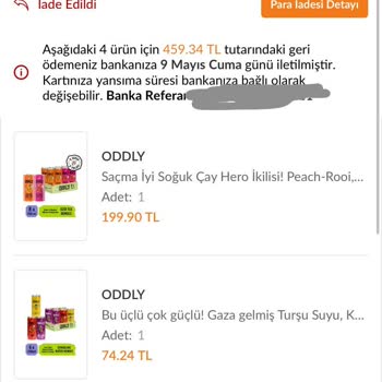 İndirimli Aldığım Ürünler Zarar Gördü, Para İadesi Yerine Yenisi Gönderilsin