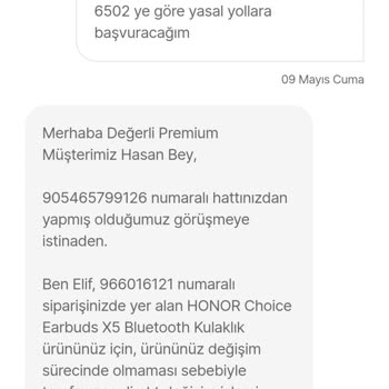 Servisten Sorunlu Dönen Kulaklık Ve Yetersiz Müşteri Hizmeti