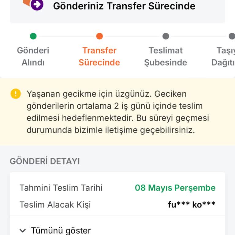 Trendyol Express Siparişim Uzun Süredir Kargoda Bekliyor, Çözüm Sunulmuyor