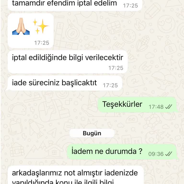 Geciken Kargo Ve Oyalayan İade Süreci