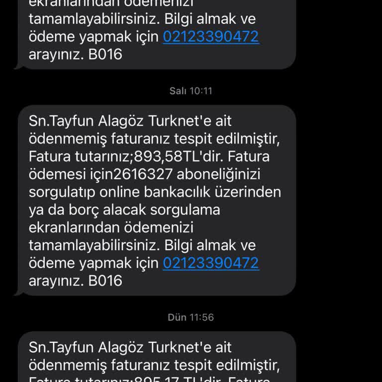 Hizmet Almadığım Halde Fatura Kesilmesi Ve Ulaşılamayan Müşteri Hizmeti