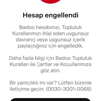 Badoo Hesabım Haksız Yere Engellendi Çözüm Bulamıyorum