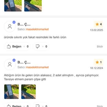 Satıcının Yanıltıcı Ürün Göndermesi Ve Olumsuz İletişimi