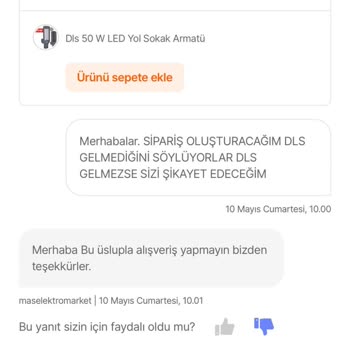Satıcının Yanıltıcı Ürün Göndermesi Ve Olumsuz İletişimi