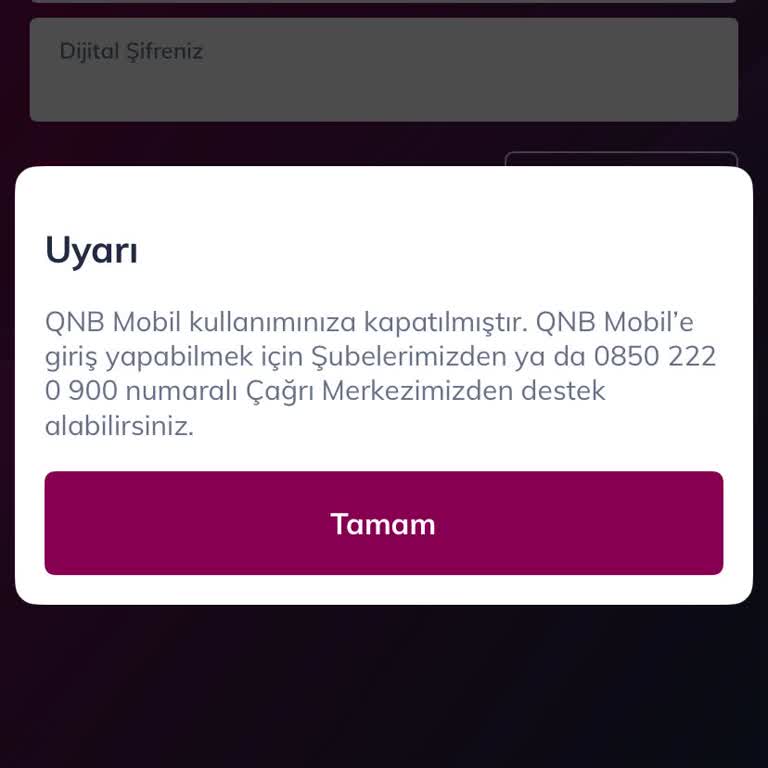 Mobil Bankacılık Hesabım Bloke Edildi, Bilgi Ve Destek Alamıyorum
