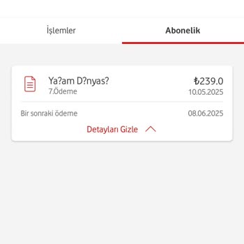 Yaşam Dünyası Beklenmeyen Yüksek Fatura Ve Abonelik İptali Talebi