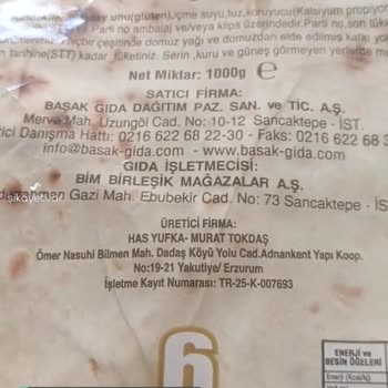 BİM'in Böcekli Yufkası
