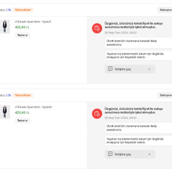 Sipariş İptali Sonrası Fiyat Artışıyla Tüketici Mağduriyeti