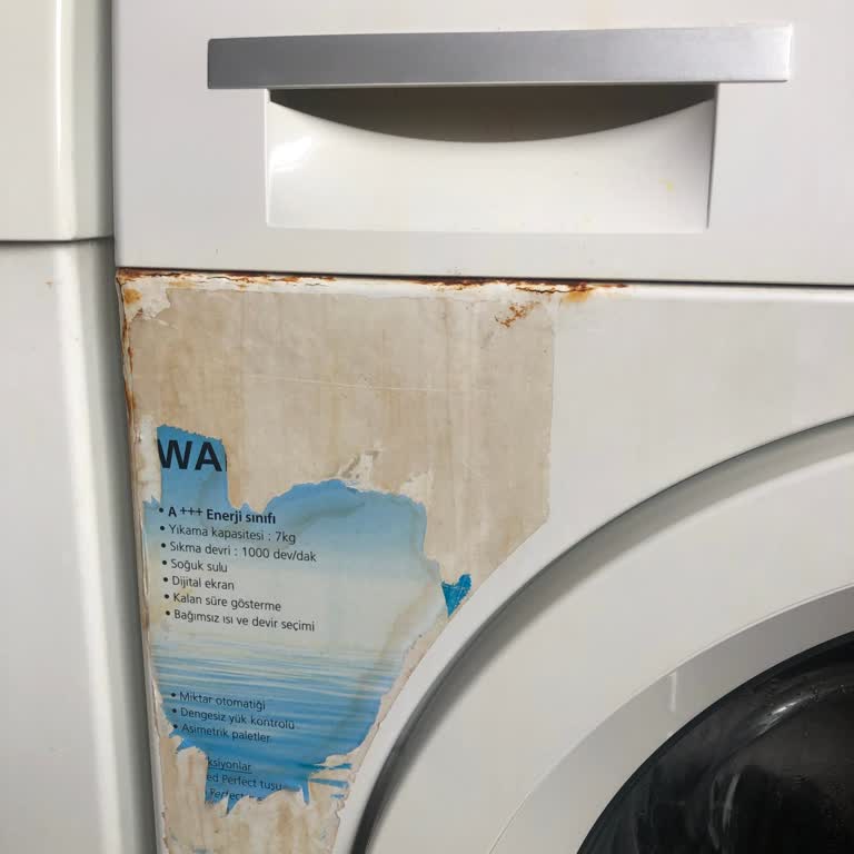 Bosch Çamaşır Makinesi Deterjan Bölmesi Paslandı, Su Kaçağı Oluştu