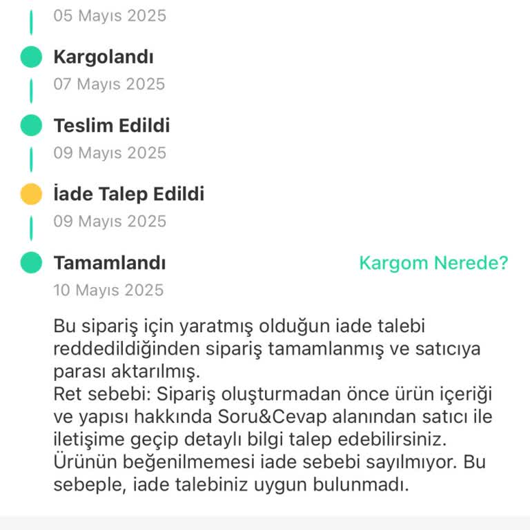 Dolap Uygulamasında İade Ve Yüksek Komisyon Mağduriyeti