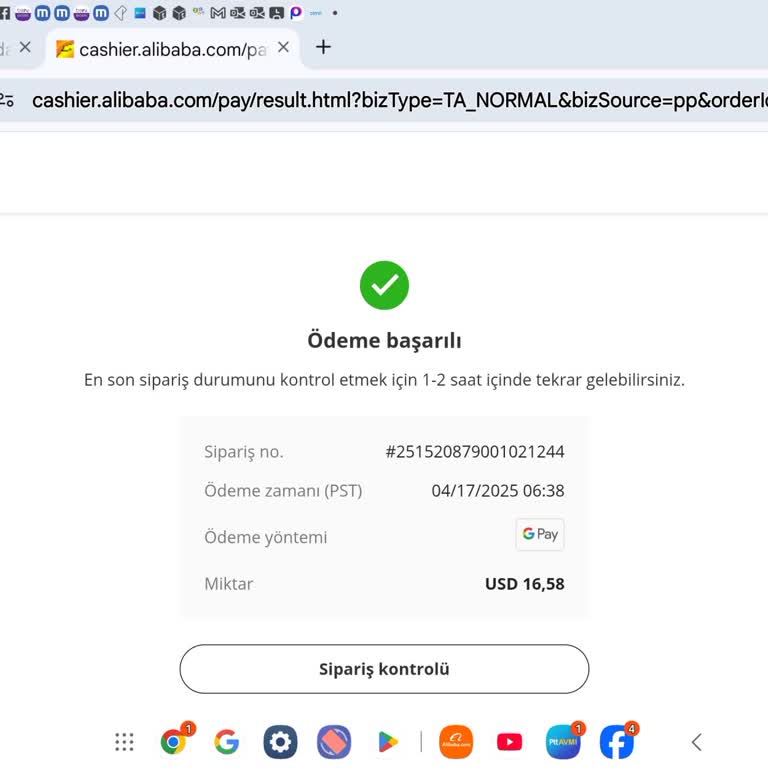 Alibaba'dan Siparişim Gelmedi!