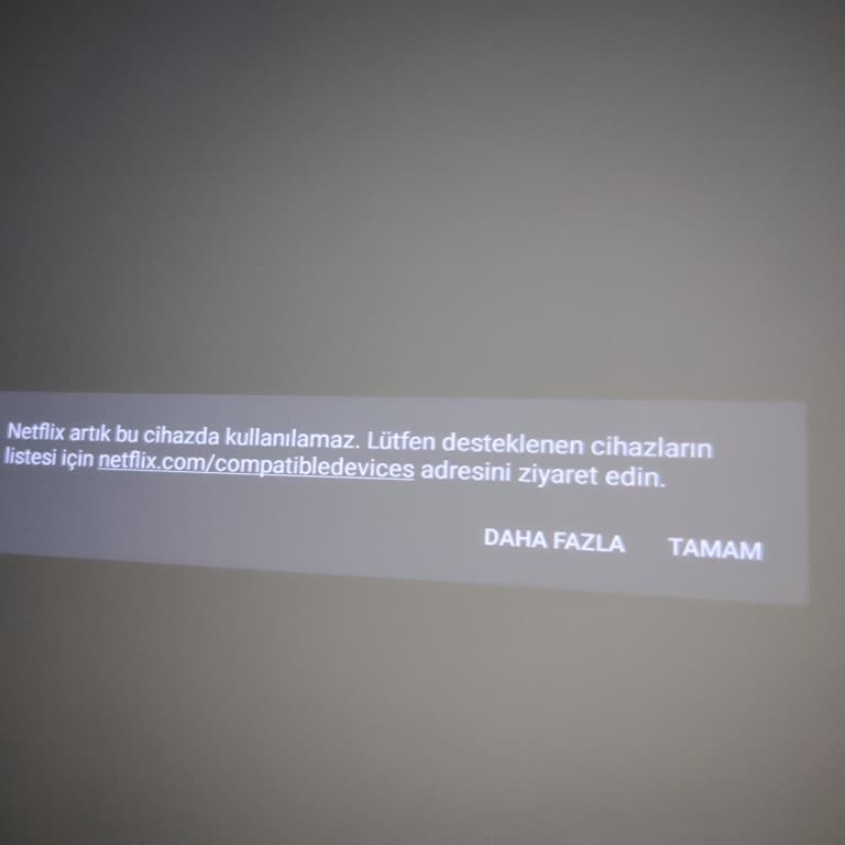 Wanbo T2 Max Projeksiyonda Netflix Uygulaması Artık Kullanılamıyor