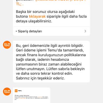 Para İadem Yapılmadı, Bilgi Verilmiyor