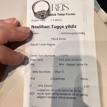 Yanlış Yüzük Ölçüsü Ve Hatalı Tamir Deneyimi