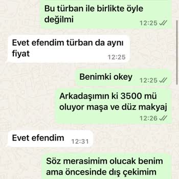 Kuaförün Söz Verilen Fiyatı Merasim Günü Artırması