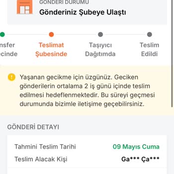 Kargo Şirketinin Ürünü Kaybetmesi Ve Mağduriyet Yaşatması
