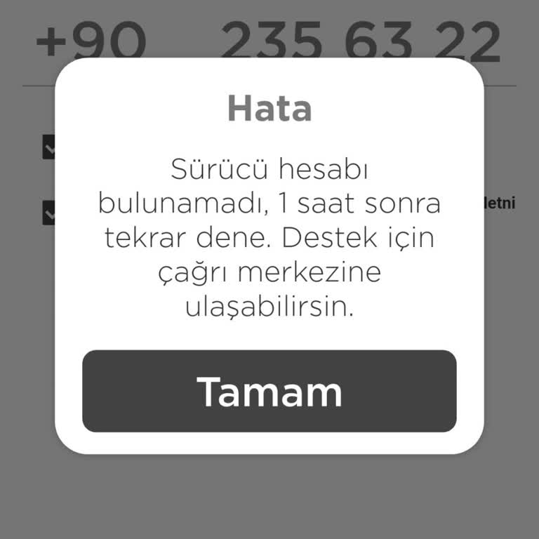 Martı TAG Sürücü Uygulamasında Giriş Sorunu Ve Müşteri Hizmetlerinden Yanıtsızlık