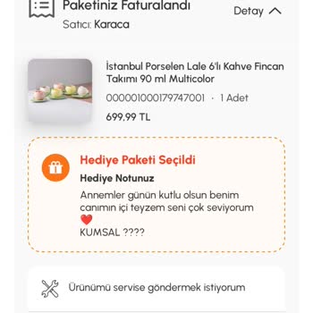 Anneler Günü Siparişim Hâlâ Kargoya Verilmedi