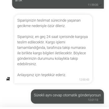 Anneler Günü Siparişim Hâlâ Kargoya Verilmedi