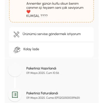 Anneler Günü Siparişim Hâlâ Kargoya Verilmedi