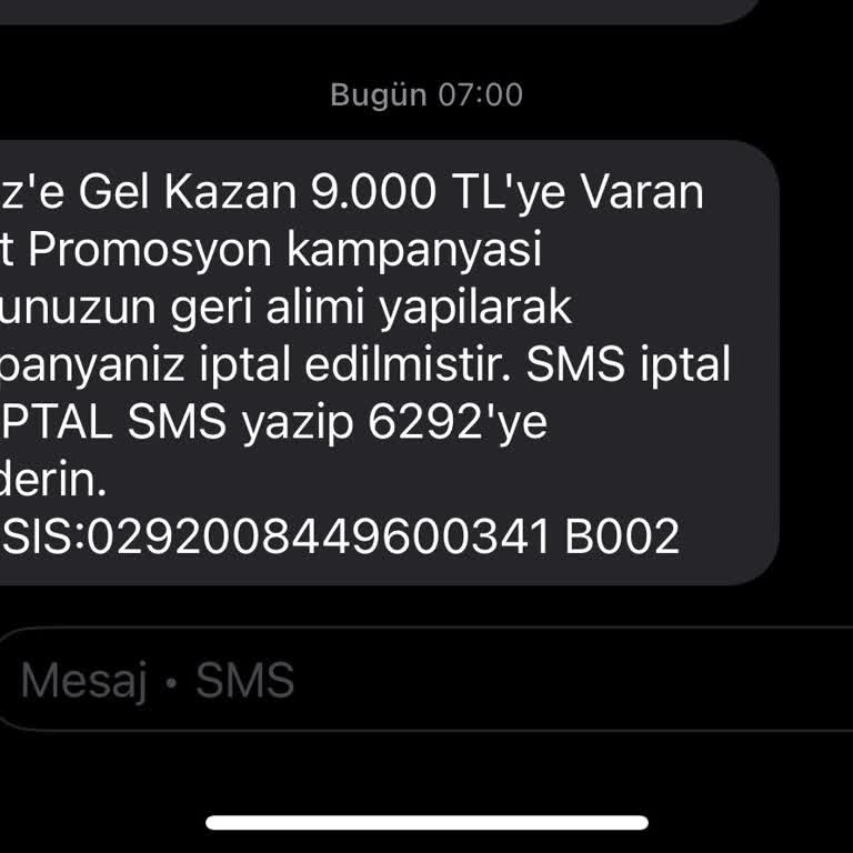 Promosyon Kampanyası İptal Edildi, Hesabımdan İzinsiz Para Çekildi