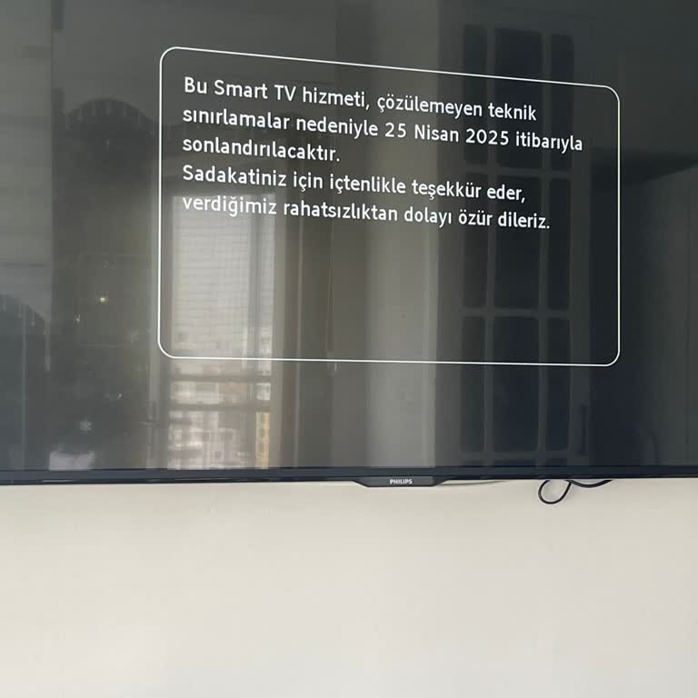 Philips TV'de Smart Özelliği İptal Edildi, Müşteri Hizmetleri Yetersiz Kaldı