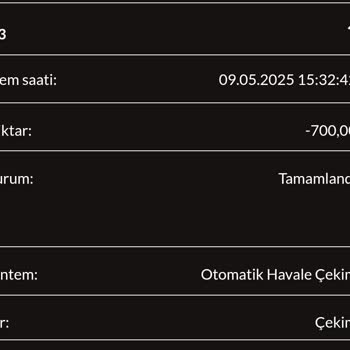 Casibom Hesabımdan Yaptığım Para Çekme İşlemi Sonuçlanmadı