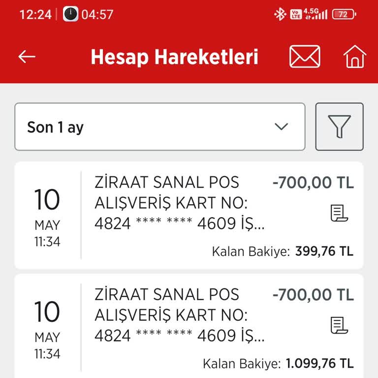Hatalı İşlem Sonucu Para Kesintisi Yaşadım