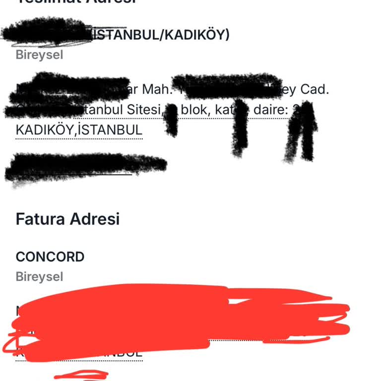 Adres Yetersizliği Nedeniyle Teslim Edilmeyen Ürün Ve Tekrarlayan Sorunlar