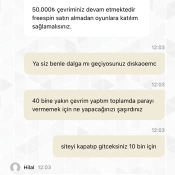 Bonus Ve Çevrim Şartları Sürekli Değişiyor, Ödeme Yapılmıyor