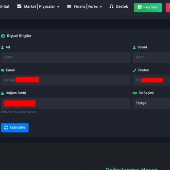 TrendxBorsa Paramı Çektikten Sonra İadesi Hesabıma Gelmedi