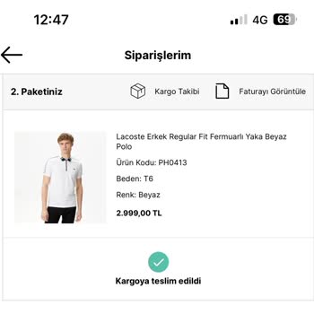 Tişört Üzerinde Alarm Unutulması Ve Sürekli Hatalı Hizmet