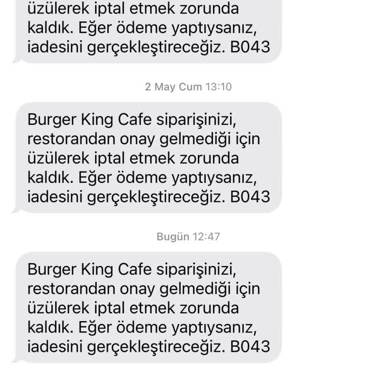 Sürekli İptal Edilen Siparişler Nedeniyle Hayal Kırıklığı