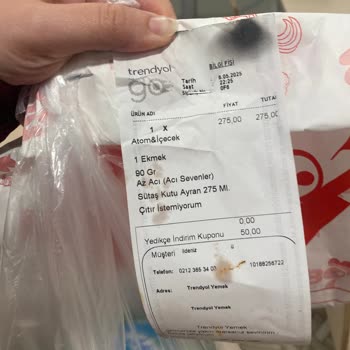 Yanlış Sipariş Ve Hatalı İade Süreci: Trendyol GO'da Müşteri Mağduriyeti