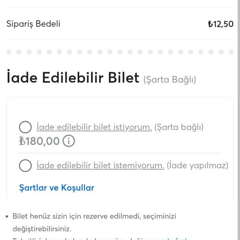 İadeli Bilet Hakkı İçin Ek Ücret Alınması Mağduriyet Yaratıyor