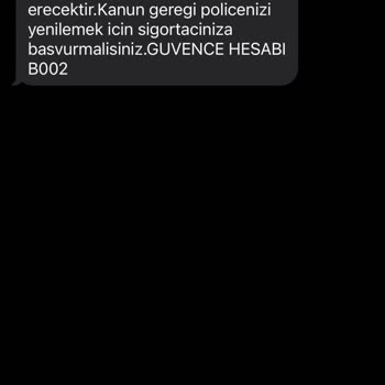 Guvencehsb (SMS) Adıma Kayıtlı Olmayan Araç İçin Haksız Sigorta Mesajı Ve Kişisel Veri İhlali