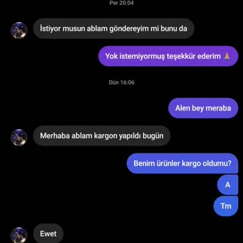 Para İadesi Yapılmayan Sipariş Ve Tehditkâr Davranışlar