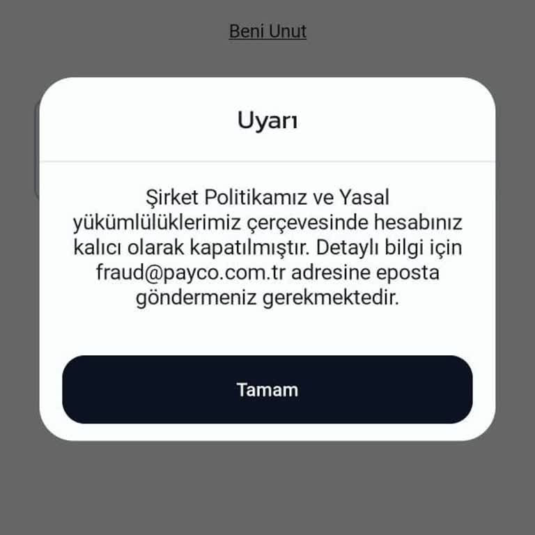 Hesabım Bilgim Dışında Kapatıldı, Bakiyemin İadesini Talep Ediyorum