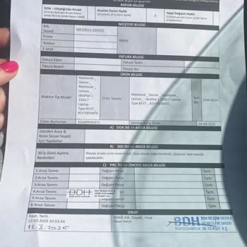 A101 Arızalı Notebookun İadesini Servis Raporuna Rağmen Reddetti