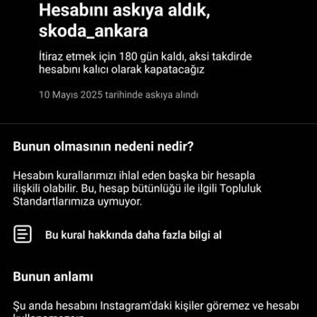 Instagram Sebepsiz Hesap Kısıtlamalarıyla Mağdur Oldum!