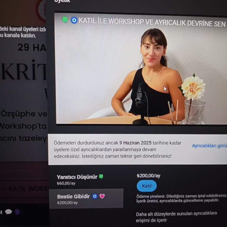 Youtube Kanalı Üyelik Yükseltme Sonrası Katıl Özelliği Açılmadı, Para İadesi Talebi