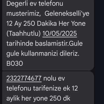 Onayım Olmadan Tarifem Değiştirildi!